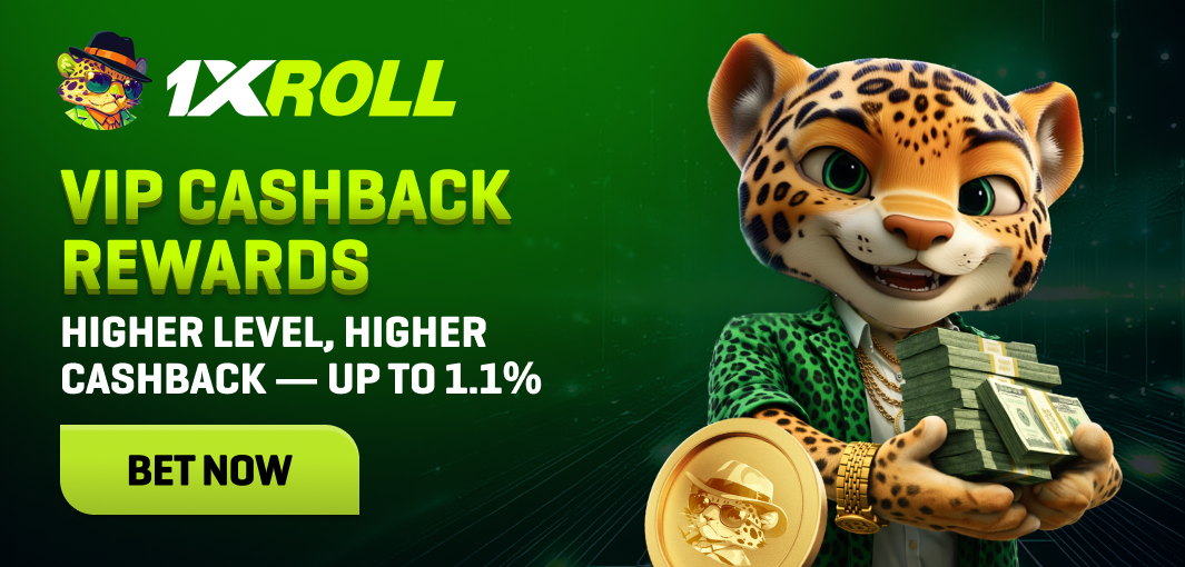 VIP cashback rewards banner